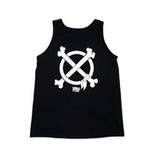 In4Mation College Slant Tank - black 大學背心(黑)