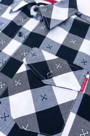 Vast x In4mation Buffalo Bones 格紋襯衫