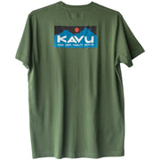 KAVU Klear Above Etch Art 短袖T恤 - 綠