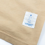 Vast Pocket Script Tee - Khaki 短袖T恤