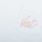 Vast Pocket Script Tee - White 短袖T恤