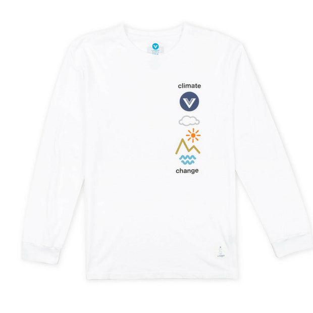 VAST Climate Long Sleeve - White 長袖上衣
