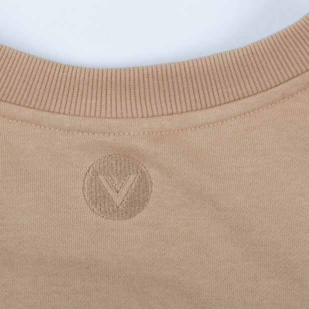 Vast Logo Collegiate - Khaki 短袖T恤