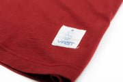 VAST Pocket Script Washed Tee - Red 短袖T恤