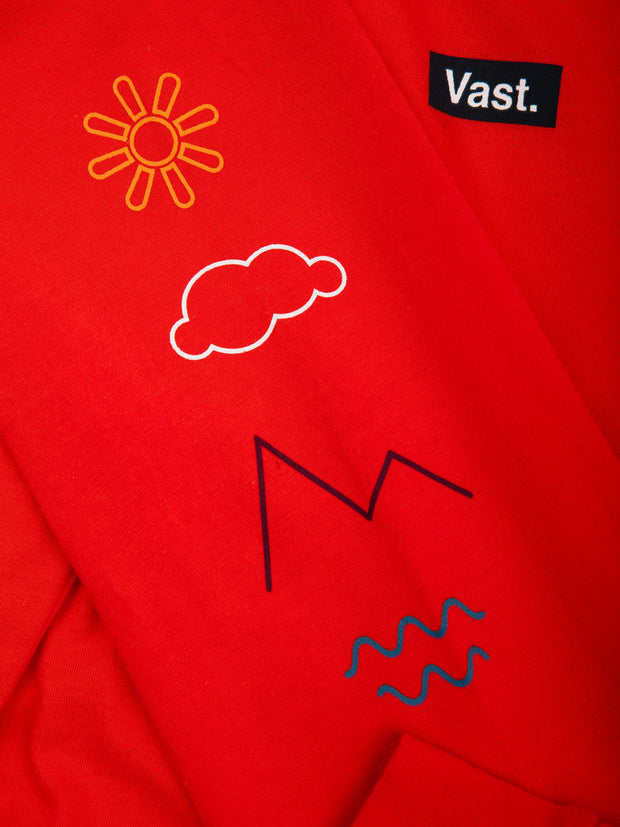 Vast Elements Long sleeve - Red