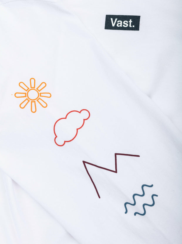 Vast Elements Long sleeve  - White