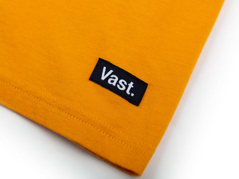 Vast Quarter Sleeve Tee - Ocher