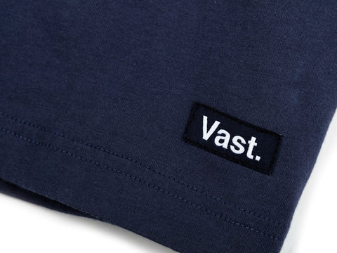 Vast Quarter Sleeve Tee - Blue