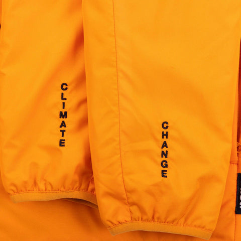 Vast No Collar Puffy Jacket - Orange