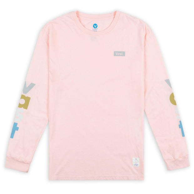 Vast Lower Case Long Sleeve - Pink 長袖上衣