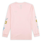 VAST Lower Case 長袖大學T - 粉色