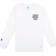 Vast N.A.W Name Tag Long Sleeve - White 長袖上衣