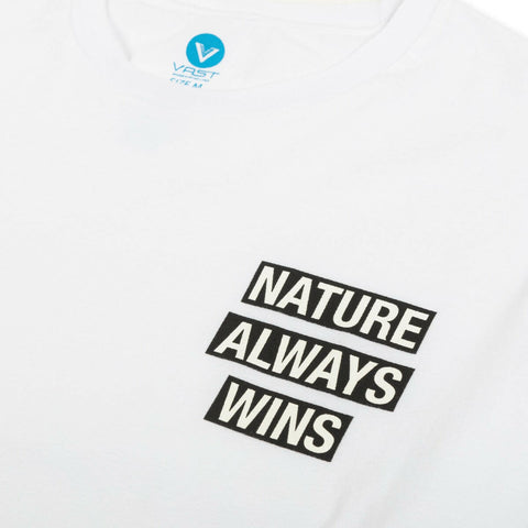 Vast N.A.W Name Tag Long Sleeve - White 長袖上衣