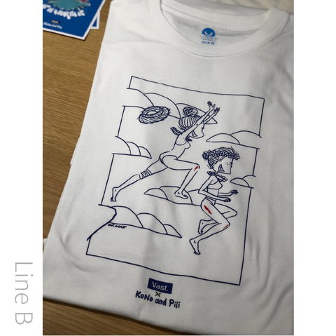 Vast x Koki`o 線稿圖Tee 共兩款