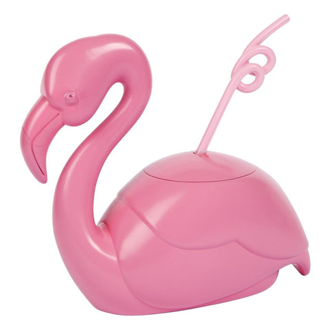 SUNNYLIFE Flamingo Sipper 紅鶴造型水杯