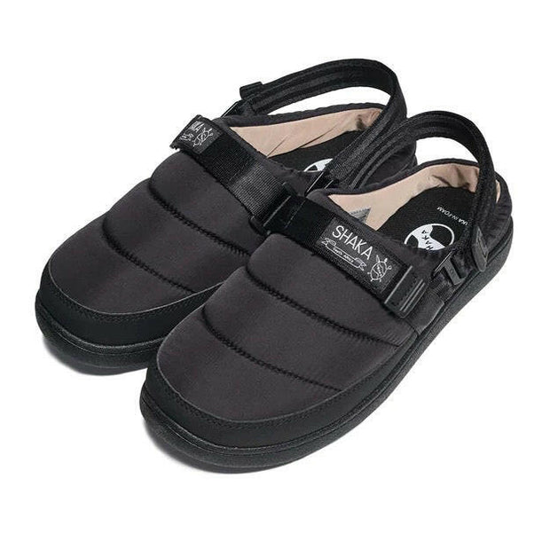 SHAKA . SCHLAF CLOG 包頭保暖涼鞋 - 黑
