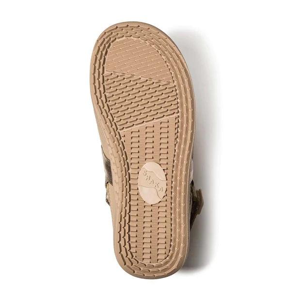 SHAKA SCHLAF CLOG 包頭保暖涼鞋 - 米灰