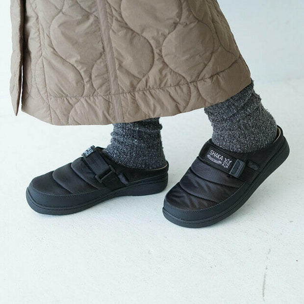 SHAKA . SCHLAF CLOG 包頭保暖涼鞋 - 黑