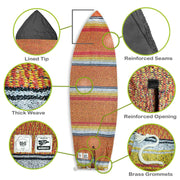 BAJA WEY 5'8"  FISH PEPE BAG 魚板衝浪板襪