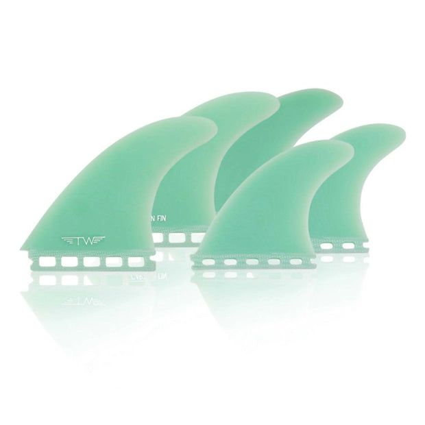 CAPTAIN FIN Tyler Warren 5 Fin Glass (Single Tab) Teal 衝浪短板舵