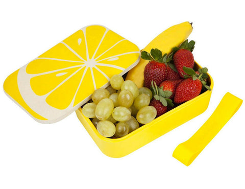 SUNNYLIFE ECO LUNCH BOX LEMON