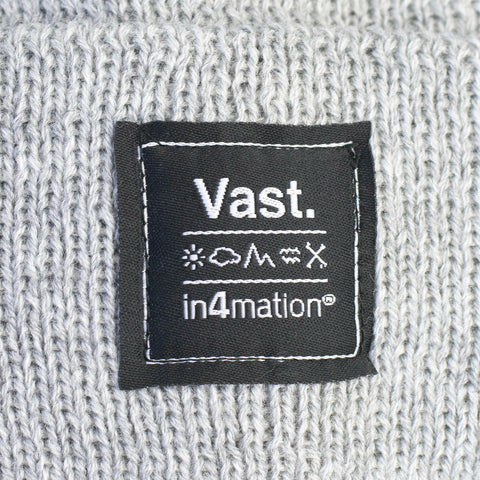 Vast x In4mation Elements 毛帽 - 淺灰