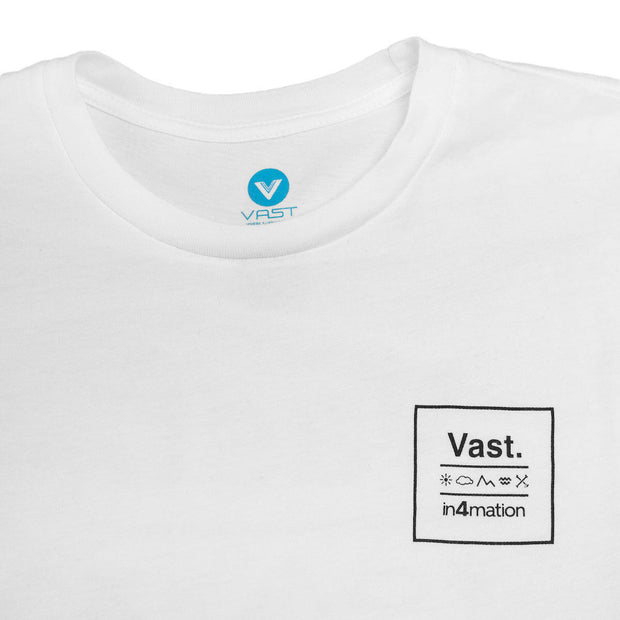 Vast x In4mation Elements Tee - White