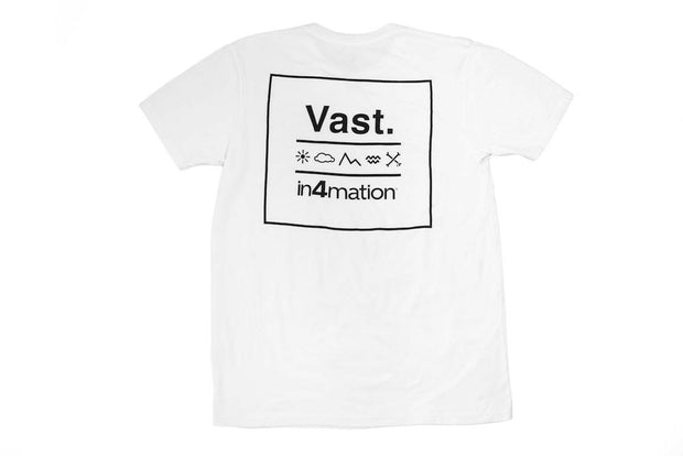 Vast x In4mation Elements Tee - White