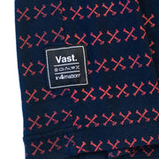 Vast x In4mation Striped Cross Bones Tee - Red