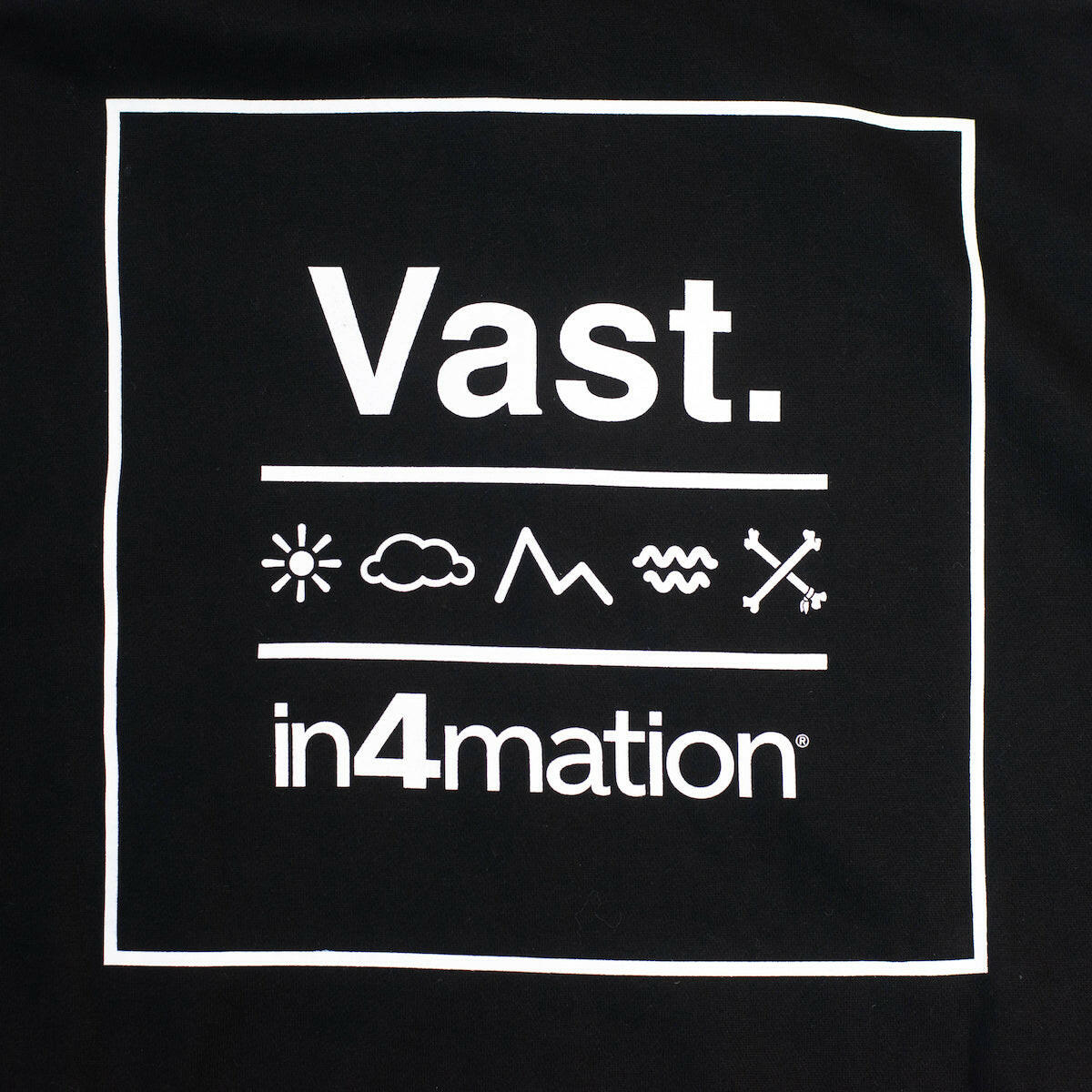 VAST x In4mation Elements 連帽外套 - 黑