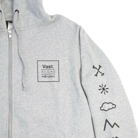 Vast x In4mation Elements 連帽外套 - 灰