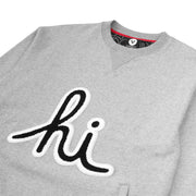 Vast x In4mation HI Script Crewneck - Grey