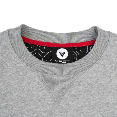 Vast x In4mation HI Script Crewneck - Grey